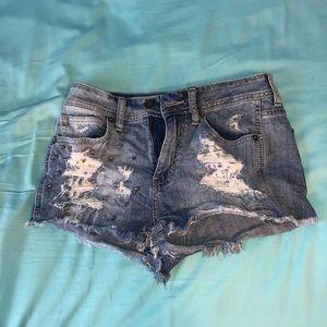 High waisted Kendall&Kylie Collection Denim Shorts